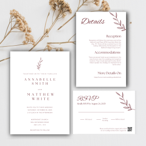 Simple Wedding Invitation Bundle